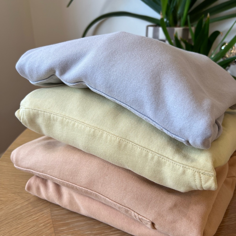 WeWoreWhat Women’s Light Beige sweatpants and sweatshirt set